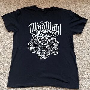 Miss May I Black Graphic T-Shirt